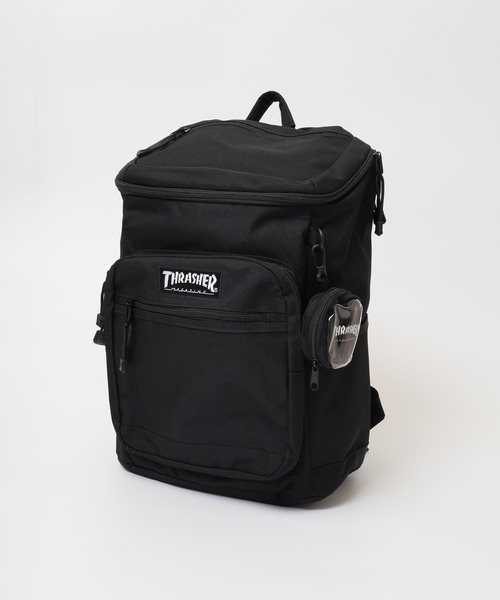 THRASHER(スラッシャー)の「THRASHER カラーネームスクエアリュック(バックパック/リュック・メンズ・レッド/ミント/ブラック・FREE)」の4枚目の写真