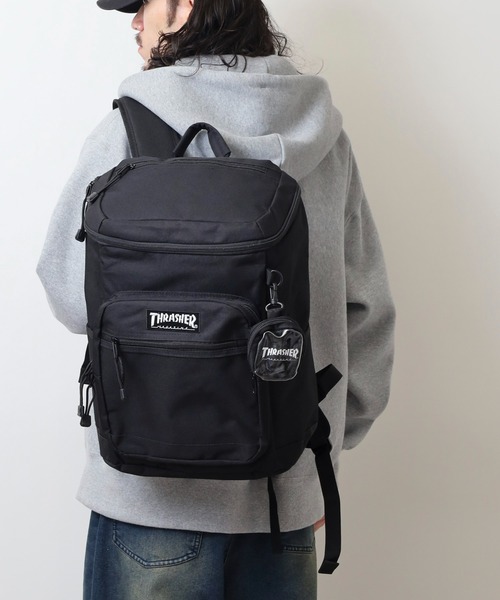 THRASHER(スラッシャー)の「THRASHER カラーネームスクエアリュック(バックパック/リュック・メンズ・レッド/ミント/ブラック・FREE)」の22枚目の写真