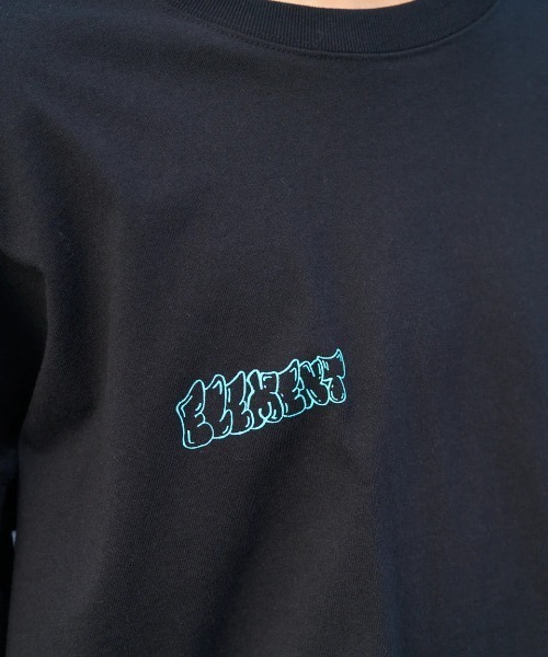 ELEMENT（エレメント）の「ELEMENT メンズ TAG 3 SS Tシャツ 【2025年春夏モデル】/エレメントバックプリント半袖Tシャツ（Tシャツ/カットソー・メンズ・スミクロ/ブラック/ホワイト・X-LARGE/LARGE/MEDIUM）」の10枚目の写真