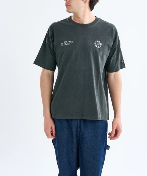 ELEMENT（エレメント）の「ELEMENT メンズ TAG 3 SS Tシャツ 【2025年春夏モデル】/エレメントバックプリント半袖Tシャツ（Tシャツ/カットソー・メンズ・スミクロ/ブラック/ホワイト・X-LARGE/LARGE/MEDIUM）」の12枚目の写真