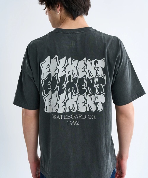 ELEMENT（エレメント）の「ELEMENT メンズ TAG 3 SS Tシャツ 【2025年春夏モデル】/エレメントバックプリント半袖Tシャツ（Tシャツ/カットソー・メンズ・スミクロ/ブラック/ホワイト・X-LARGE/LARGE/MEDIUM）」の13枚目の写真