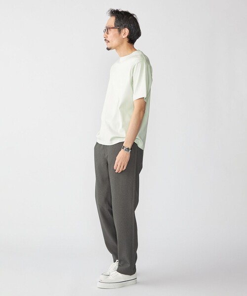 SHIPS（シップス）の「SHIPS: リンキング  フライス Tシャツ（Tシャツ/カットソー・メンズ・ホワイト/ブラウン/ライトグリーン/ネイビー・SMALL/MEDIUM/LARGE/X-LARGE）」の10枚目の写真