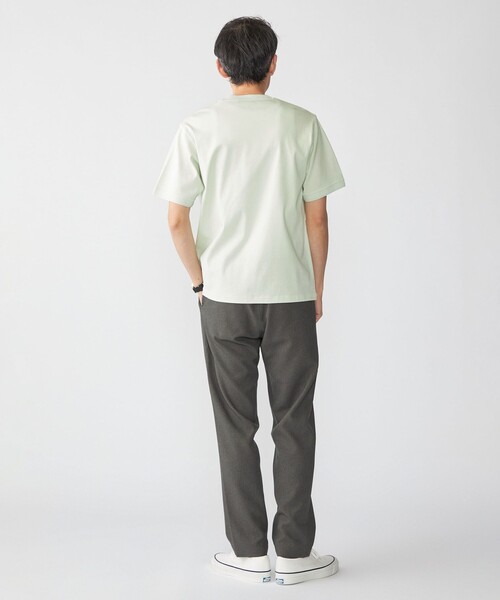 SHIPS（シップス）の「SHIPS: リンキング  フライス Tシャツ（Tシャツ/カットソー・メンズ・ホワイト/ブラウン/ライトグリーン/ネイビー・SMALL/MEDIUM/LARGE/X-LARGE）」の11枚目の写真