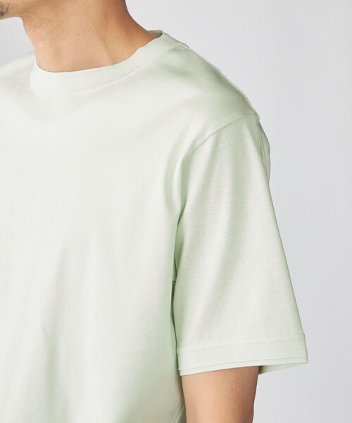 SHIPS（シップス）の「SHIPS: リンキング  フライス Tシャツ（Tシャツ/カットソー・メンズ・ホワイト/ブラウン/ライトグリーン/ネイビー・SMALL/MEDIUM/LARGE/X-LARGE）」の13枚目の写真