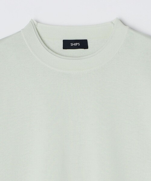 SHIPS（シップス）の「SHIPS: リンキング  フライス Tシャツ（Tシャツ/カットソー・メンズ・ホワイト/ブラウン/ライトグリーン/ネイビー・SMALL/MEDIUM/LARGE/X-LARGE）」の16枚目の写真