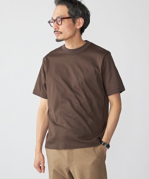 SHIPS（シップス）の「SHIPS: リンキング  フライス Tシャツ（Tシャツ/カットソー・メンズ・ホワイト/ブラウン/ライトグリーン/ネイビー・SMALL/MEDIUM/LARGE/X-LARGE）」の22枚目の写真