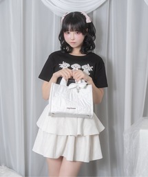 Honey Cinnamon ハート ケープ ポンチョ ホワイト Honey Cinnamon – BUNNY APARTMENT