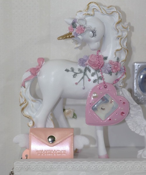 THENCE（デンス）の「THENCE／ミニアルバムキーホルダー（ステーショナリー・レディース・ピンク/クリーム・0）」の8枚目の写真