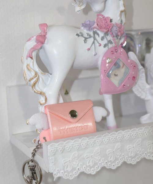 THENCE（デンス）の「THENCE／ミニアルバムキーホルダー（ステーショナリー・レディース・ピンク/クリーム・0）」の9枚目の写真