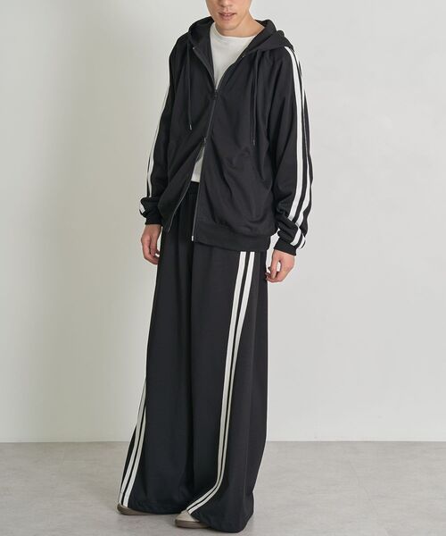 CRAFT STANDARD BOUTIQUE（クラフトスタンダードブティック）の「【DRY-MIX】吸水速乾/UVケア/抗ピル トラックパーカー＜ユニセックス＞（パーカー・レディース・ブラック/オフホワイト/グレイッシュベージュ・M/S/L）」の13枚目の写真