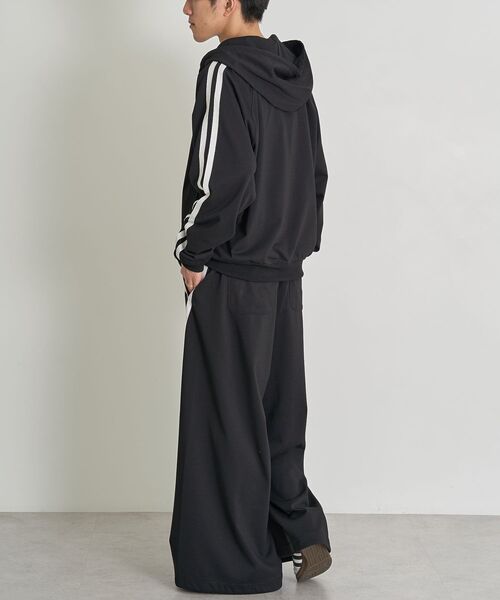 CRAFT STANDARD BOUTIQUE（クラフトスタンダードブティック）の「【DRY-MIX】吸水速乾/UVケア/抗ピル トラックパーカー＜ユニセックス＞（パーカー・レディース・ブラック/オフホワイト/グレイッシュベージュ・M/S/L）」の15枚目の写真