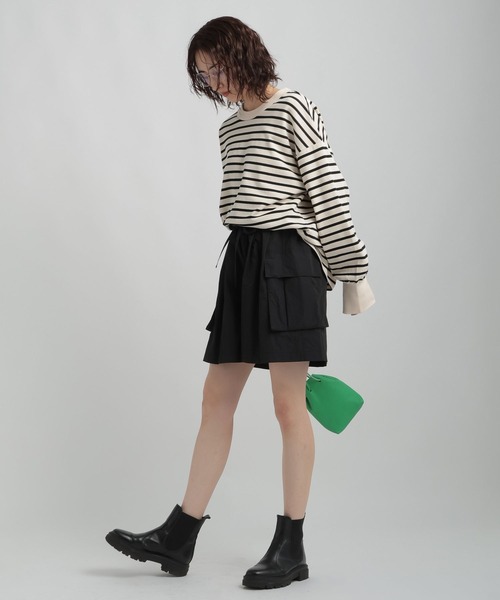 GEORGE'S(ジョージズ)の「カーゴショートパンツ(その他パンツ・レディース・ブラック/キャメル・FREE)」の5枚目の写真