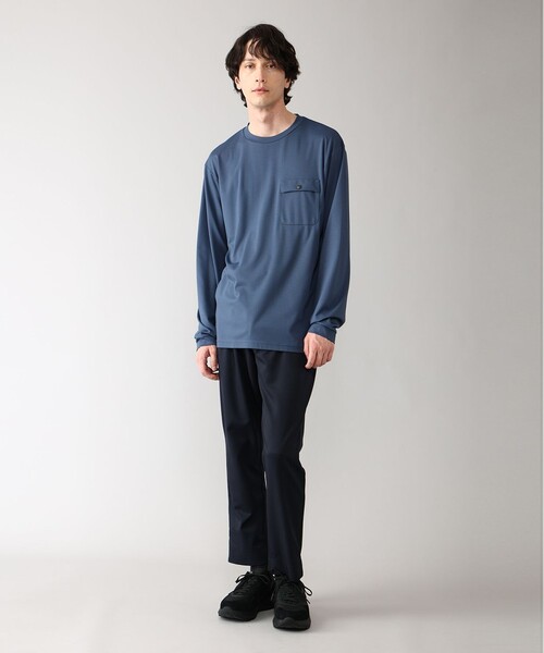 Columbia(コロンビア)の「限定展開 COLUMBIA BLACK LABEL/メンズ ドライウェルストリームポケット ロングスリーブTシャツ(ロンT ロングTシャツ 長袖Tシャツ)微光沢素材 /コロンビアブラックレーベル(Tシャツ/カットソー・メンズ・ブラック/ホワイト/ネイビー/ブラウン・XL/S/L/M)」の22枚目の写真