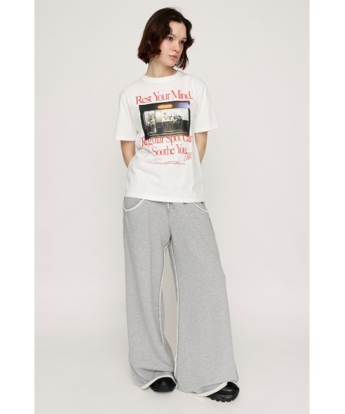 SLY（スライ）の「CUT OUT STRAIGHT SW PT カットアウト ストレート