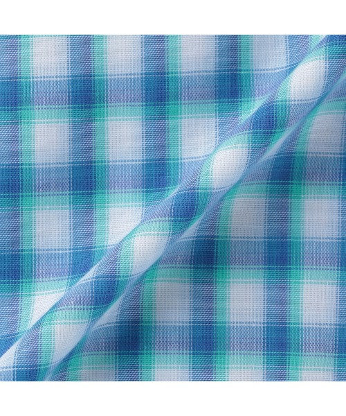 TOKYO SHIRTS（トウキョウシャツ）の「【Pitta Re:)】ふわっとガーゼシャツ 七分袖 綿100% レディースカジュアルシャツ（シャツ/ブラウス・レディース・ブルー・LL/S/L/M）」の5枚目の写真