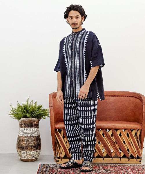 チャイハネ（チャイハネ）の「【チャイハネ】アイセブルMEN'Sパンツ（その他パンツ・メンズ・ベージュ/ブラウン/ブルー・FREE）」の6枚目の写真