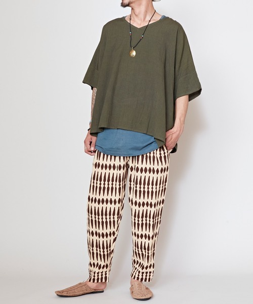 チャイハネ（チャイハネ）の「【チャイハネ】アイセブルMEN'Sパンツ（その他パンツ・メンズ・ベージュ/ブラウン/ブルー・FREE）」の9枚目の写真