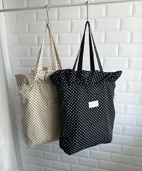 韓国デザイン グリッド柄 プリーツトート パット入 バッグ BAG 楽天市場】【300円offクーポン】トートバッグ レディース