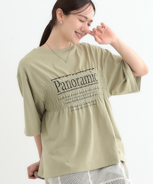 新品タグ付き カプリシュレマージュ【販売後即完売！】シャーリングホイップTシャツ CAPRICIEUX LE'MAGE（カプリシューレマージュ）の「【新色追加