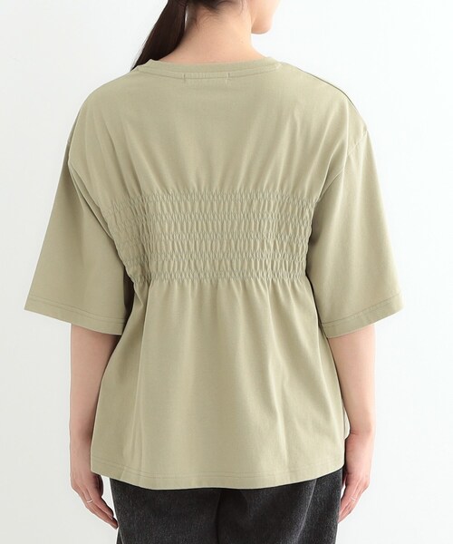 セール】胸シャーリング ロゴTシャツ（Tシャツ/カットソー）｜Cutie