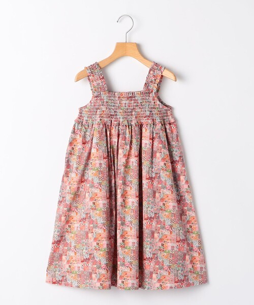 SHIPS（シップス）の「SHIPS KIDS:100～130cm / リバティ ノースリーブ ワンピース（ワンピース・キッズ・ブルー系1/ピンク系・100/110/130/120）」の14枚目の写真