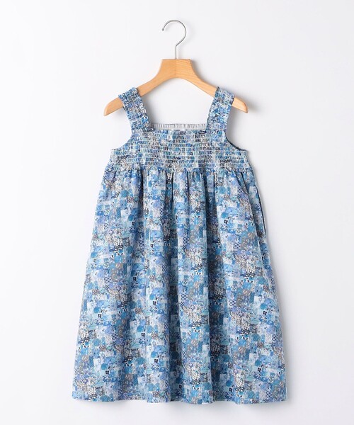 SHIPS（シップス）の「SHIPS KIDS:100～130cm / リバティ ノースリーブ ワンピース（ワンピース・キッズ・ブルー系1/ピンク系・100/110/130/120）」の15枚目の写真
