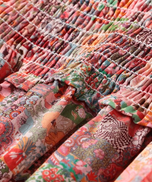 SHIPS（シップス）の「SHIPS KIDS:100～130cm / リバティ ノースリーブ ワンピース（ワンピース・キッズ・ブルー系1/ピンク系・100/110/130/120）」の22枚目の写真