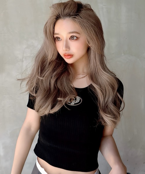 GYDA（ジェイダ）の「GD bijou MOLDハーフスリーブニット