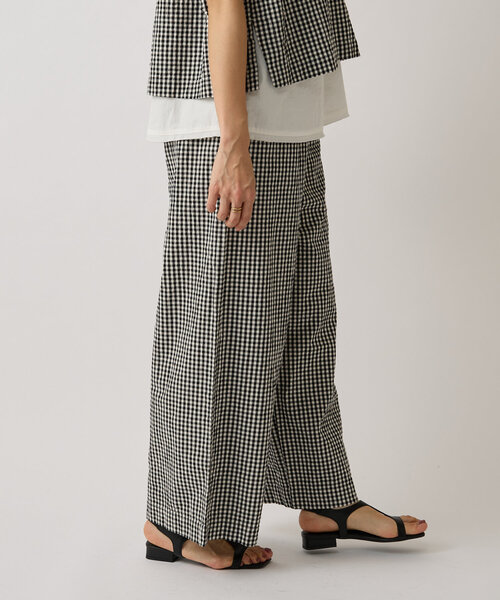 BEARDSLEY（ビアズリー）の「綿ワッシャーウエストリブパンツ（その他パンツ・レディース・ブラック/グレー・1/0）」の11枚目の写真