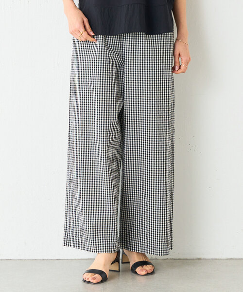 BEARDSLEY ウエストリブ綿ワッシャーパンツ BEARDSLEY（ビアズリー）の「ウエストリブ綿ワッシャーパンツ