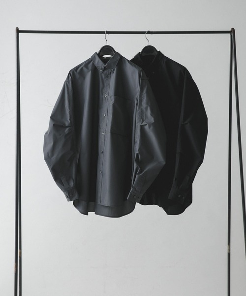 daiwa pier39 GLOBERIDE ブラック 長袖シャツ Mサイズ DAIWA PIER39 TECH BUTTON DOWN SHIRT L/S（シャツ/ブラウス