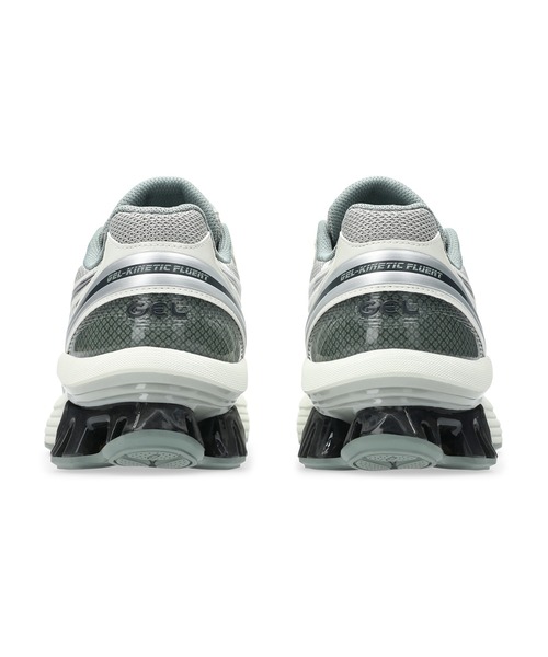 ASICS(アシックス)の「GEL-KINETIC FLUENT / ゲルキネティック フルーエント(スニーカー・メンズ・グレー×ホワイト・24/25/26/27/28/29/23.5/29.5/28.5/25.5/26.5/27.5/24.5)」の6枚目の写真