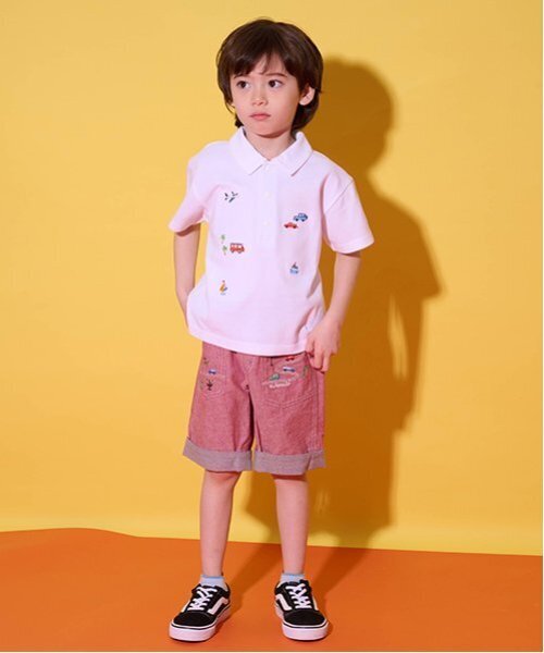 kladskap(クレードスコープ)の「【人気商品のため再入荷】乗り物刺しゅう5分丈パンツ(その他パンツ・キッズ・レッド/ベージュ/ネイビー・90cm/100cm/110cm/120cm/130cm/80cm)」の21枚目の写真