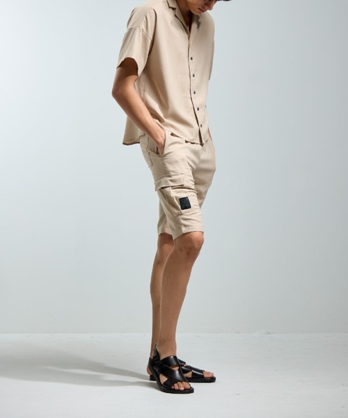 BODY WILD(ボディーワイルド)の「BODYWILD/ボディワイルド Utility ハーフパンツ(その他パンツ・メンズ・サンドベージュ/グリーン系その他・MEDIUM/LARGE)」の5枚目の写真