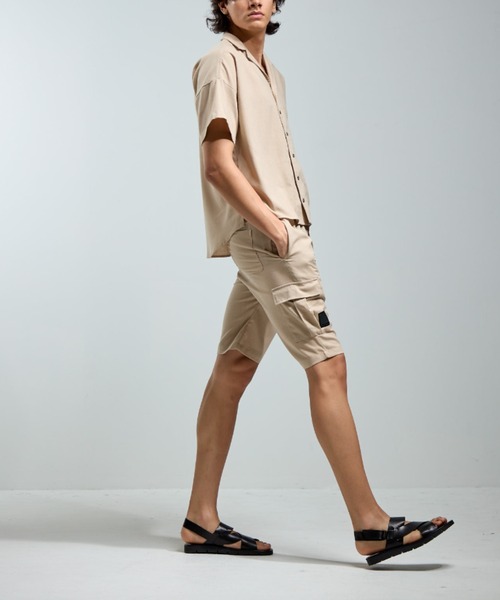 BODY WILD(ボディーワイルド)の「BODYWILD/ボディワイルド Utility ハーフパンツ(その他パンツ・メンズ・サンドベージュ/グリーン系その他・MEDIUM/LARGE)」の6枚目の写真
