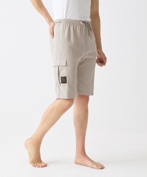 BODY WILD(ボディーワイルド)の「BODYWILD/ボディワイルド Utility ハーフパンツ(その他パンツ・メンズ・サンドベージュ/グリーン系その他・MEDIUM/LARGE)」の7枚目の写真