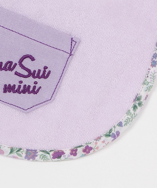 ANNA SUI mini（アナスイ・ミニ）の「ネコラトルつきスタイ【日本製】（スタイ/よだれかけ・キッズ・ホワイト・F）」の6枚目の写真