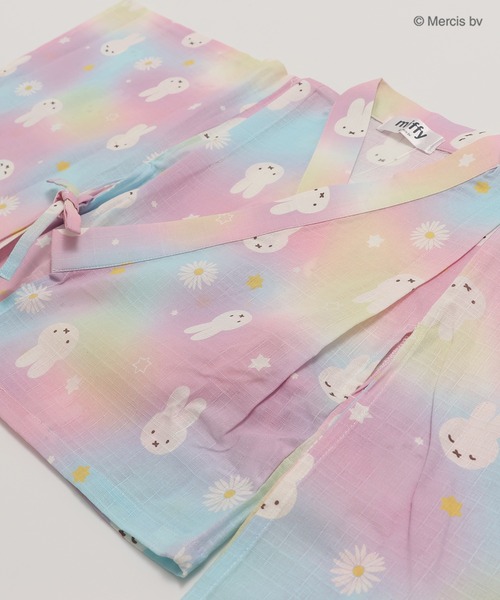 セール】〈ミッフィー〉2way セパレート浴衣 兵児帯セット（浴衣