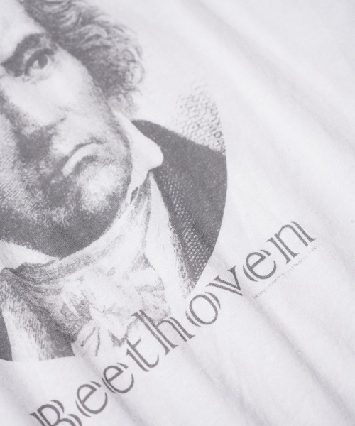 JERZEES(ジャージーズ)の「JERZEES / ジャージーズ BEETHOVEN TEE ベートーヴェン グラフィック Tシャツ(Tシャツ/カットソー・メンズ・ヘザーグレー/ホワイト/ライトグレー・LARGE/X-LARGE/MEDIUM/SMALL)」の13枚目の写真