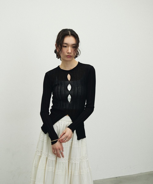 美品✨️Theory 23SS Rib SL Shell リブニット 近年 M HeRIN.CYE | Ponte rib knit tops (ニット ) |SHEL'TTER WEBSTORE