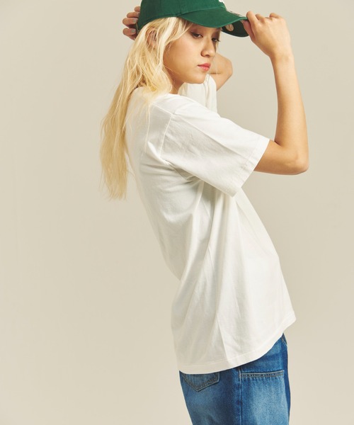 Healthknit(ヘルスニット)の「Healthknit TOMPKINS JERSEY HENLEY NECK S/S TEE(Tシャツ/カットソー・メンズ・ホワイト/ブラック・L/M/XL)」の7枚目の写真