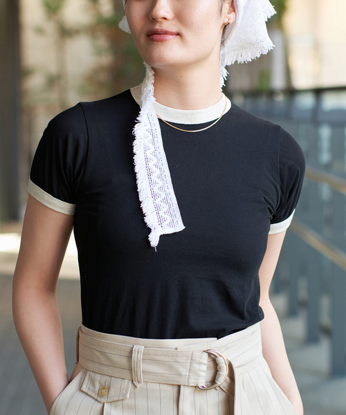 IENA fifi original collectionロングスリーブTシャツ fifi original collection tirm Tシャツ（Tシャツ／カットソー