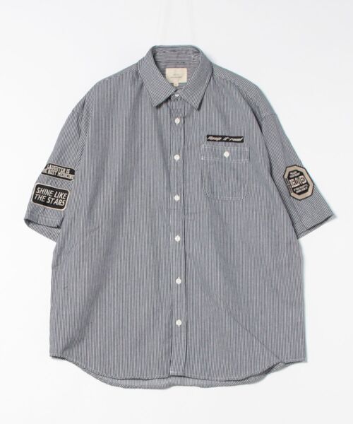 CORISCO(コリスコ)の「ヒッコリーワッペン半袖シャツ(M1)(シャツ/ブラウス・メンズ・その他1/その他2・LARGE/MEDIUM/X-LARGE)」の9枚目の写真