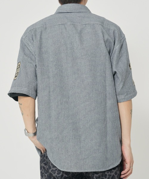 CORISCO(コリスコ)の「ヒッコリーワッペン半袖シャツ(M1)(シャツ/ブラウス・メンズ・その他1/その他2・LARGE/MEDIUM/X-LARGE)」の8枚目の写真