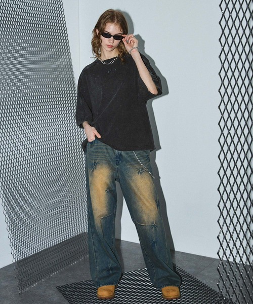 SWAGVIBE(スワッグバイブ)の「【SWAGVIBE】Vintage Make Reconstruction Tee(Tシャツ/カットソー・メンズ・オフホワイト/ブラック/ダークブラウン/ベージュ・M/L)」の19枚目の写真