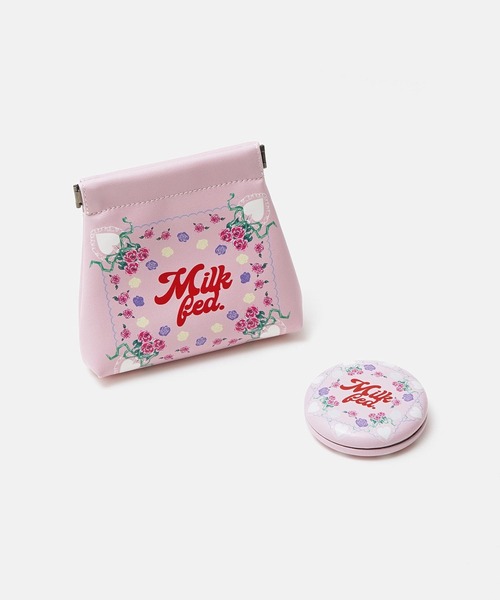 MILKFED.(ミルクフェド)の「FLOWER PATTERN MIRROR(手鏡/メイクミラー・レディース・オフホワイト/ライトピンク/ライトブルー・ONE SIZE)」の17枚目の写真