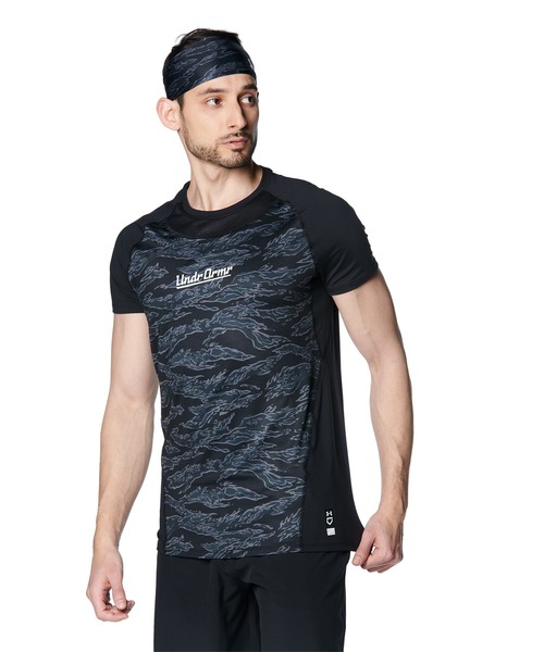 【Under Armour】ヒートギア カモ Tシャツ ※送関込 セール】UAヒートギア コンフォート フィッティド カモ ショート