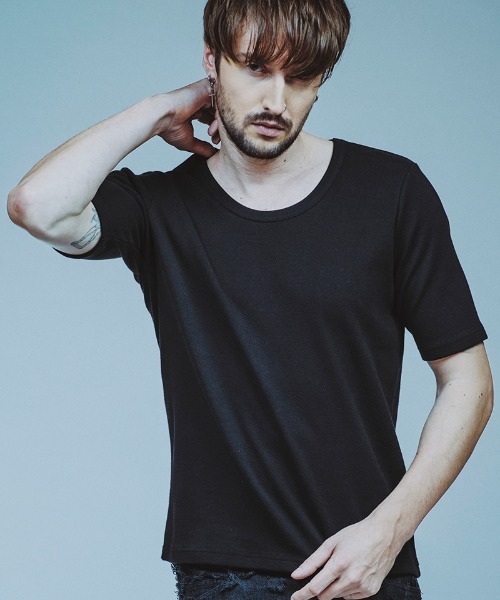 NO ID.(ノーアイディ)の「mt9800-フライスU-N-T Tシャツ(Tシャツ/カットソー・メンズ・グレー/ブラック/ホワイト・2/1)」の3枚目の写真