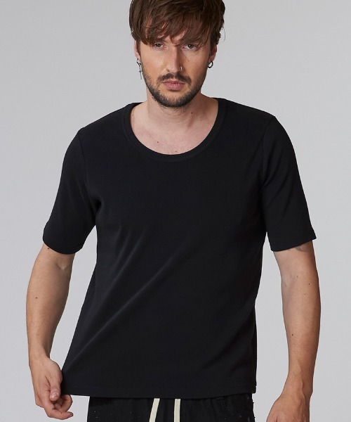 NO ID.(ノーアイディ)の「mt9800-フライスU-N-T Tシャツ(Tシャツ/カットソー・メンズ・グレー/ブラック/ホワイト・2/1)」の18枚目の写真