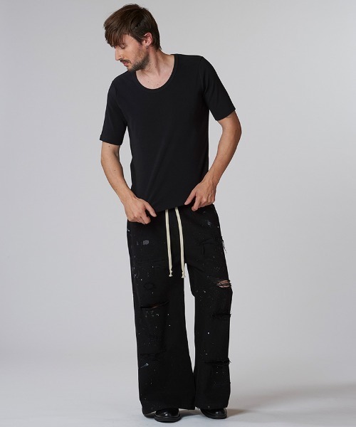 NO ID.(ノーアイディ)の「mt9800-フライスU-N-T Tシャツ(Tシャツ/カットソー・メンズ・グレー/ブラック/ホワイト・2/1)」の14枚目の写真